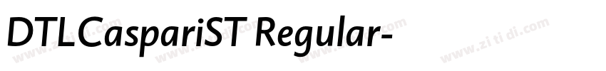 DTLCaspariST Regular字体转换